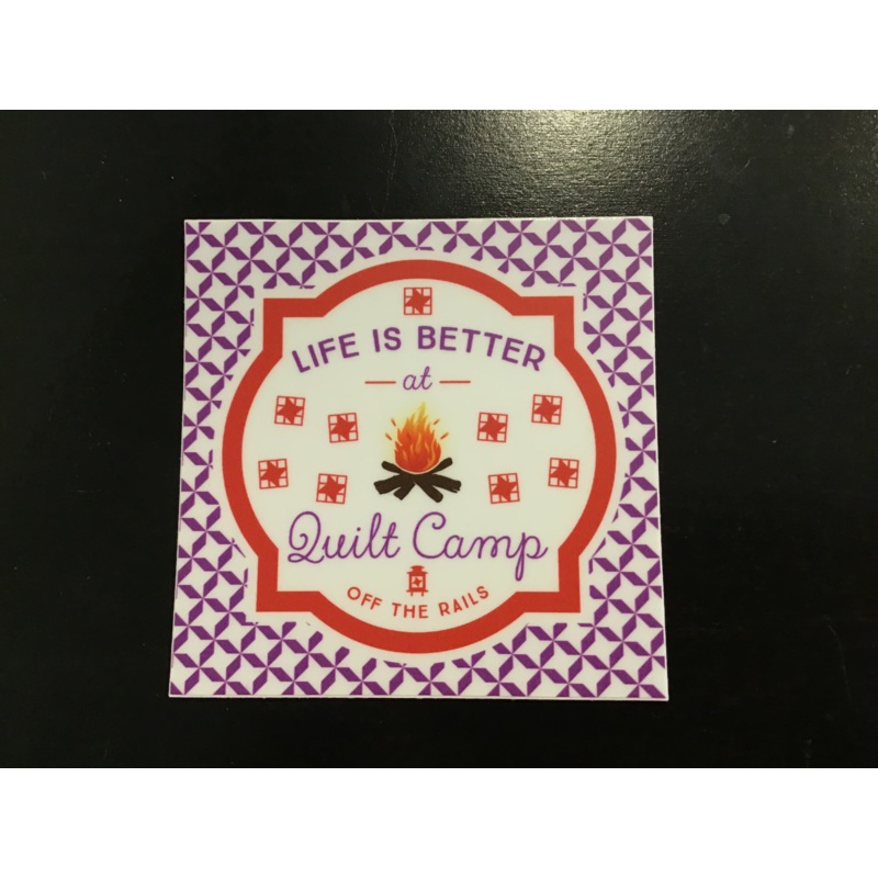 Quilt Camp Sticker