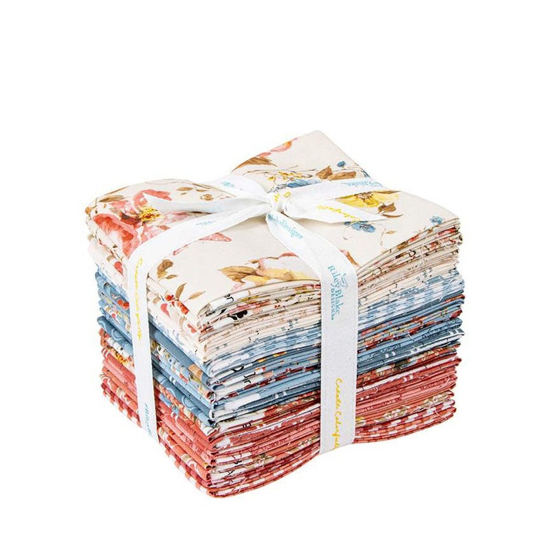SALE Countryside Fat Quarter Bundle 24-Piece - Riley Blake Designs - Precut - Floral - Quilting Cotton Fabric