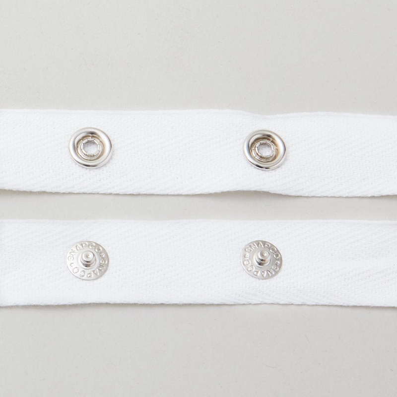 1+1/2" Spaced 15 Line Snap Tape 3/4" - White