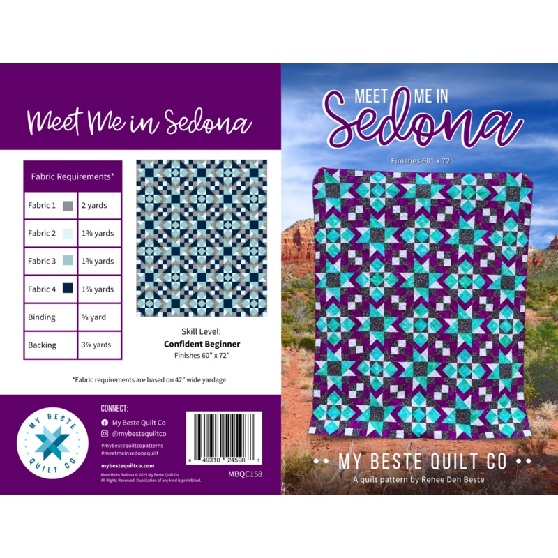 Meet Me in Sedona from My Beste Quilt Co