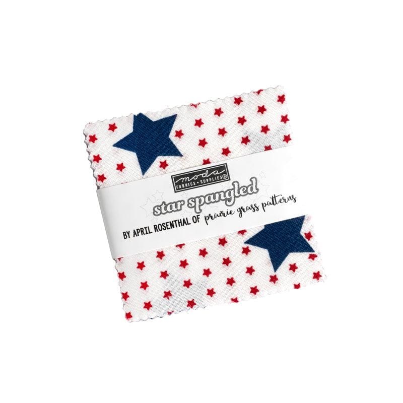 Star Spangled Mini Charm Pack 2 1/2" Stacker Bundle - Moda Fabrics - 42-Piece Precut - Quilting Cotton Fabric