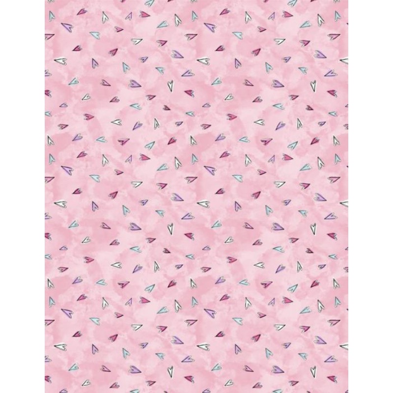 Sweet World - Hearts on Pink