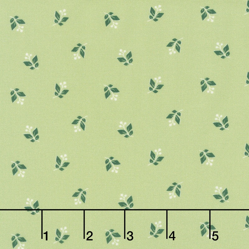 Woof & Warp - Berries Lime Yardage