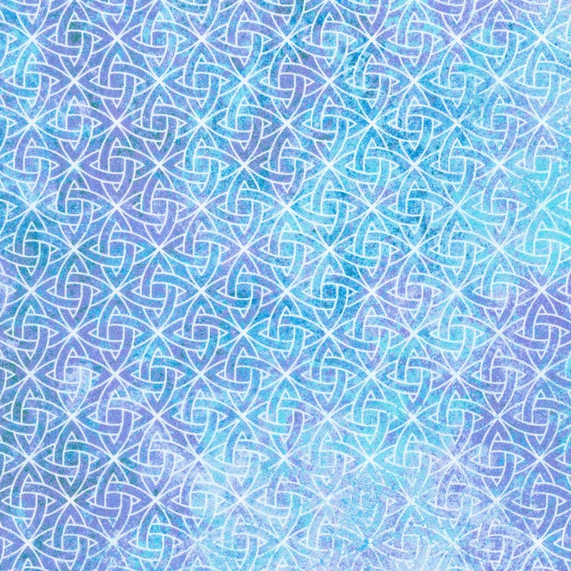 Stonehenge - Celtic Roots Celtic Lace Lt Purple Multi Yardage