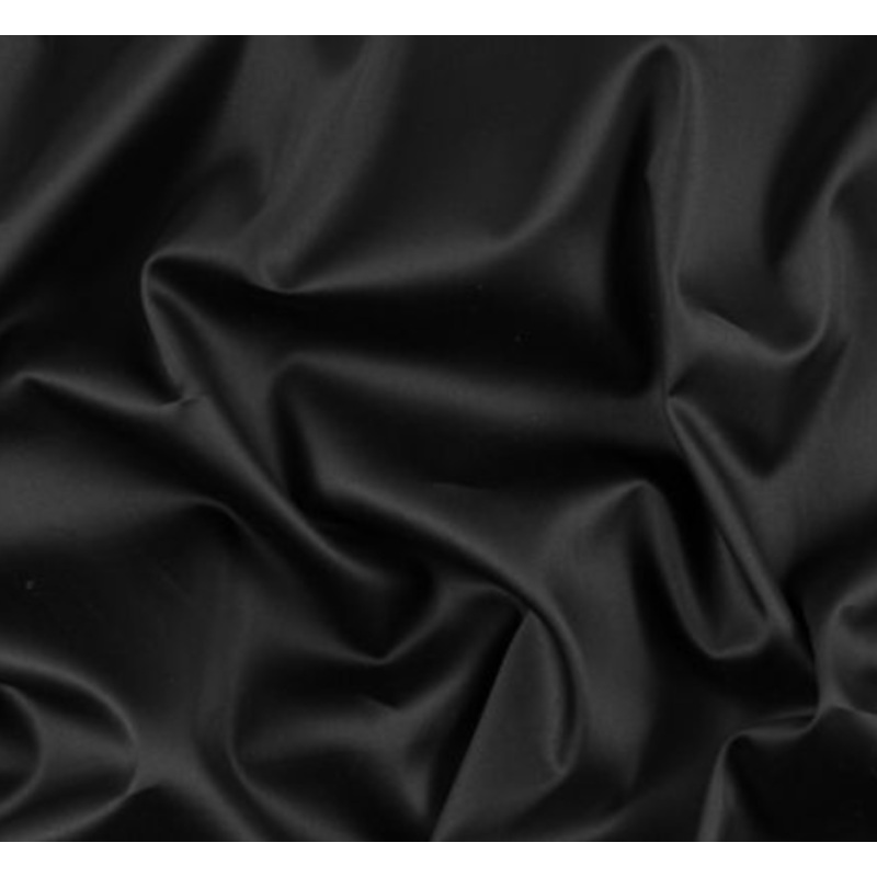 Black Sateen Cotton Decorator Fabric