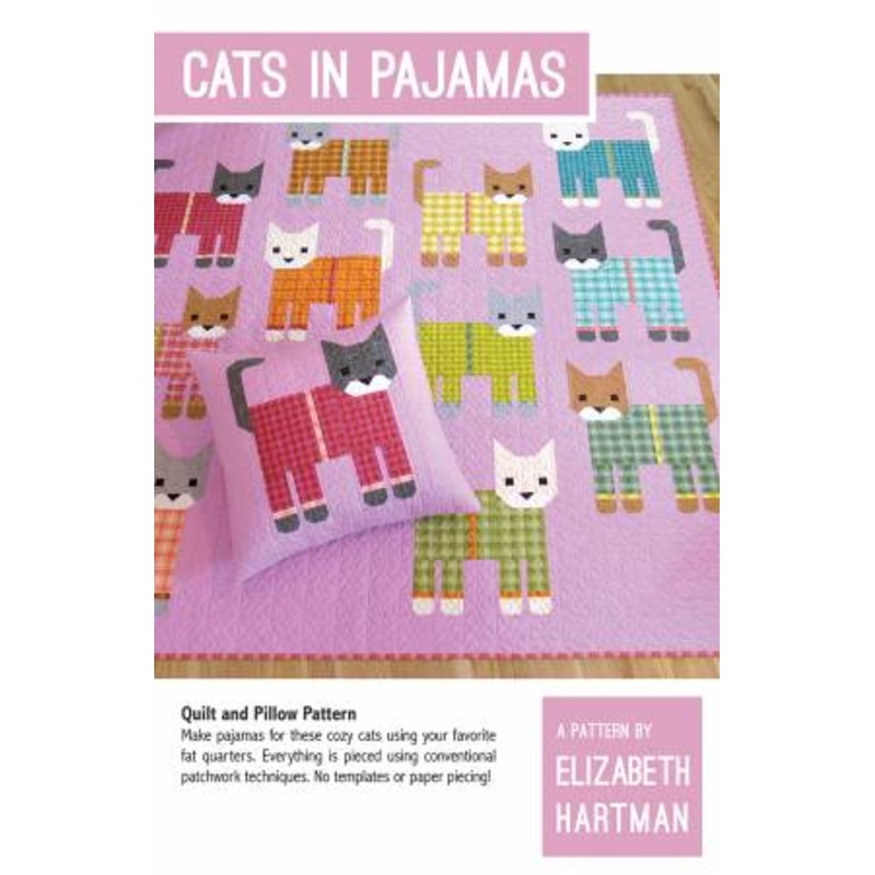 Cats In Pajamas Quilt Pattern by Elizabeth Hartman - EH 074