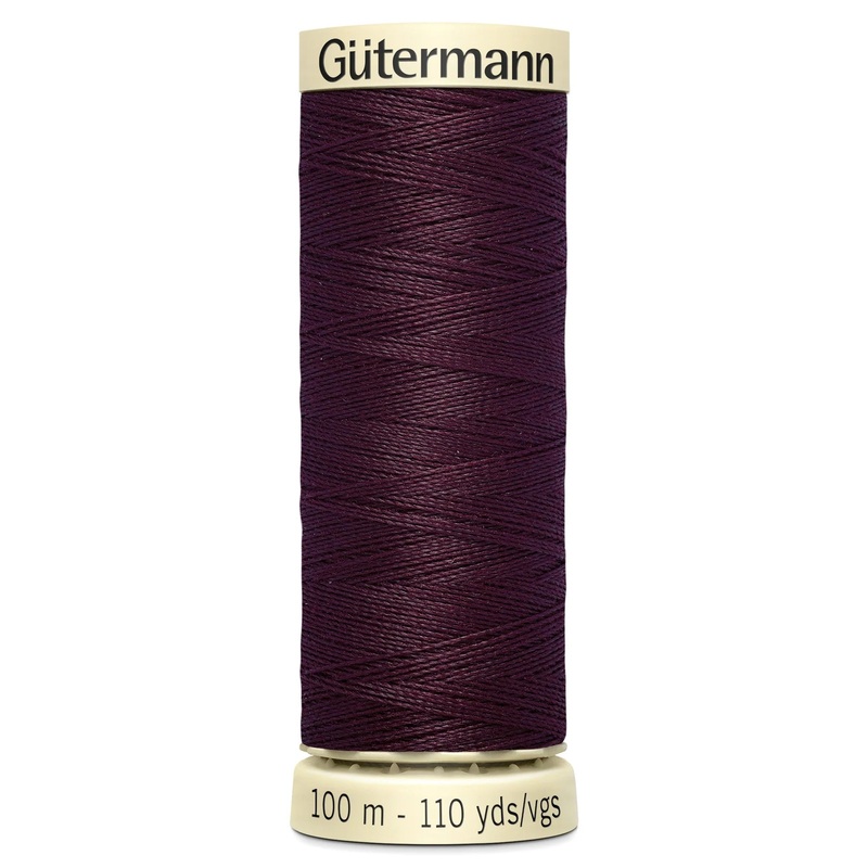 Gutermann Sew All Polyester Sewing Thread - 100m/110 yards - 130 - Burgundy