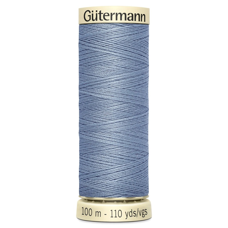 Gutermann Sew All Polyester Sewing Thread - 100m/110 yards - 64 - Greyish Blue