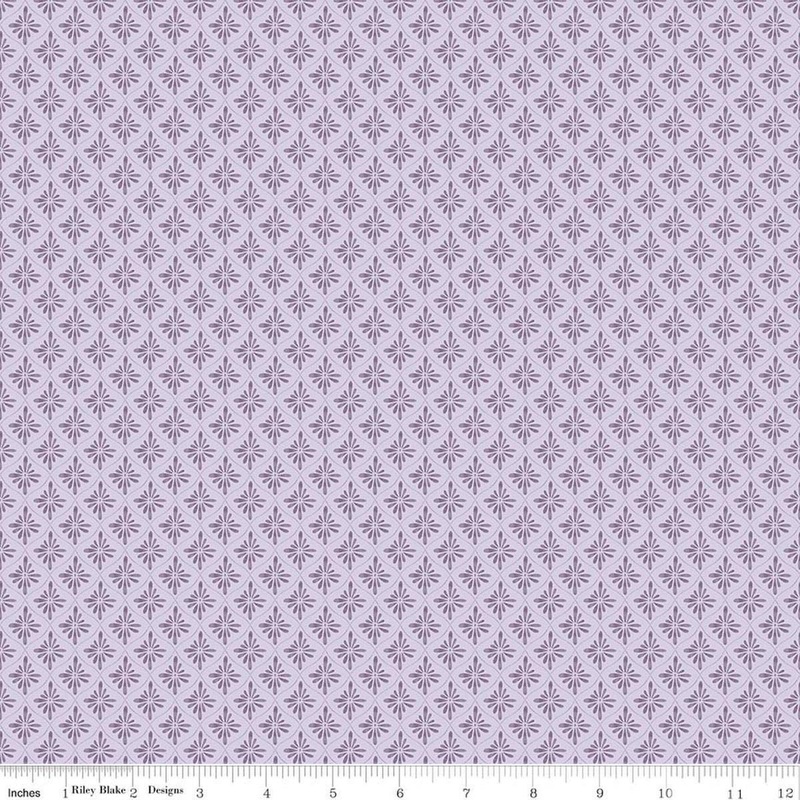 SALE Daybreak on the Prairie Geo Purple Tonal Fabric - C17682 - Riley Blake Quilting Cotton Fabric