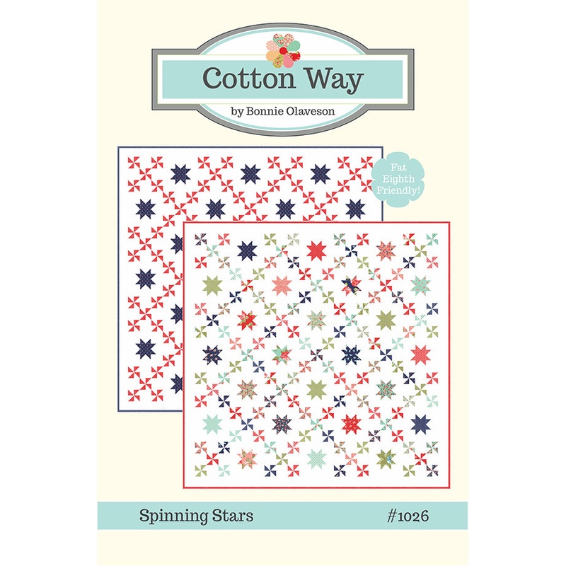 Spinning Stars Quilt Pattern by Cotton Way