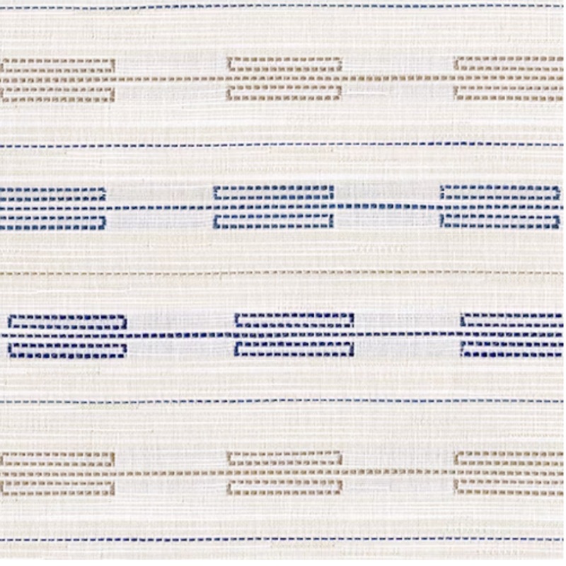 1.8 Yards Perennials Rose Tarlow Hedge Hunt Blue Haven 823-15 Indoor/Outdoor Decorator Fabric