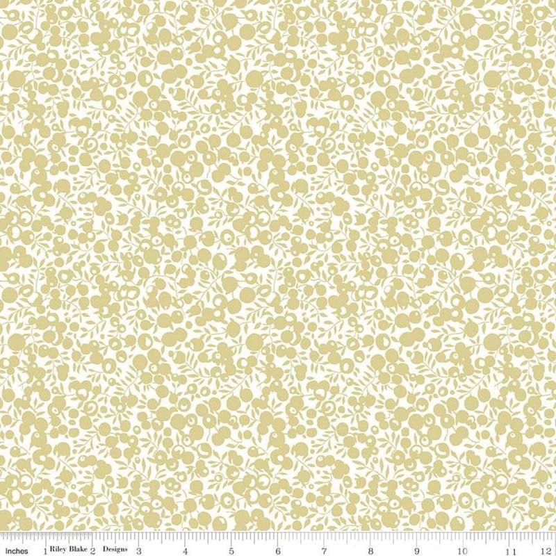 SALE A Festive Collection Wiltshire Shadow Gold Sparkle 04775755 - Riley Blake - Christmas Merry & Bright - Quilting Cotton Fabric