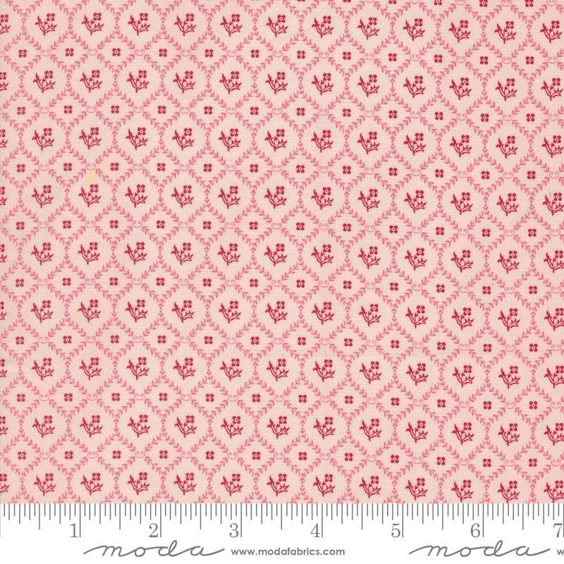 SALE My Summer House Trellis Blooms 3042 Blush - Moda Fabrics - Floral Flowers - Quilting Cotton Fabric