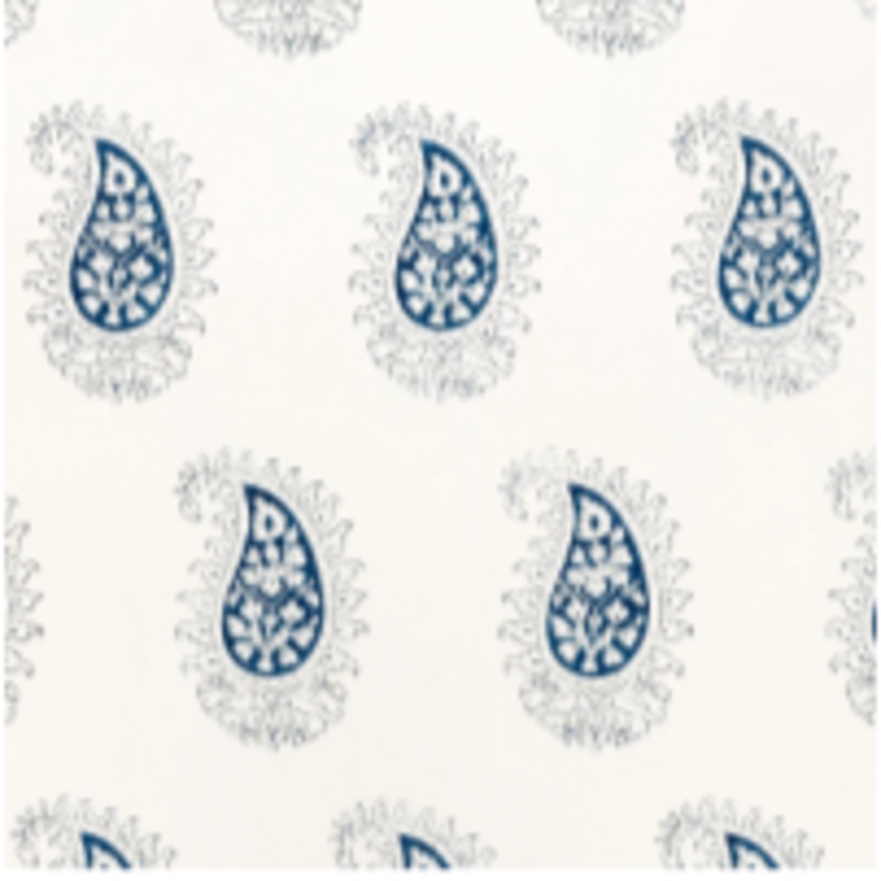 1 Yard Les Indiennes #002 Marie Indigo Decorator Fabric
