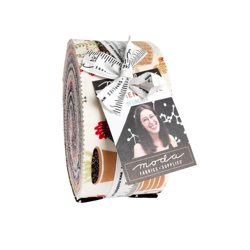 The Henhouse Jelly Roll - 48430JR - 40-pieces Precut - Moda Fabrics Quilting Cotton Fabric