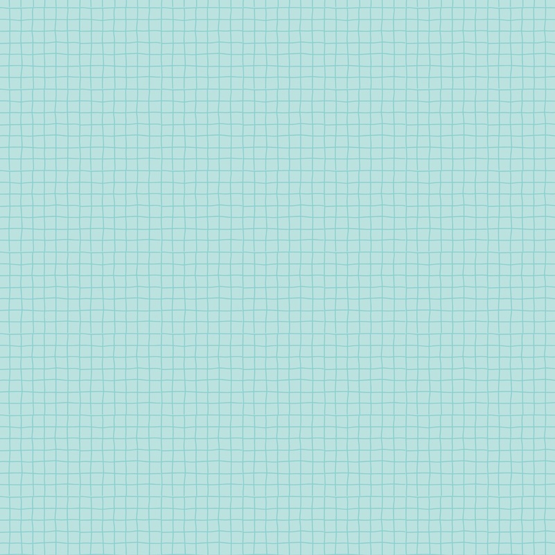 Treasured Threads Teal Good Measure Yardage by Lori Woods for Poppie Cotton Fabrics