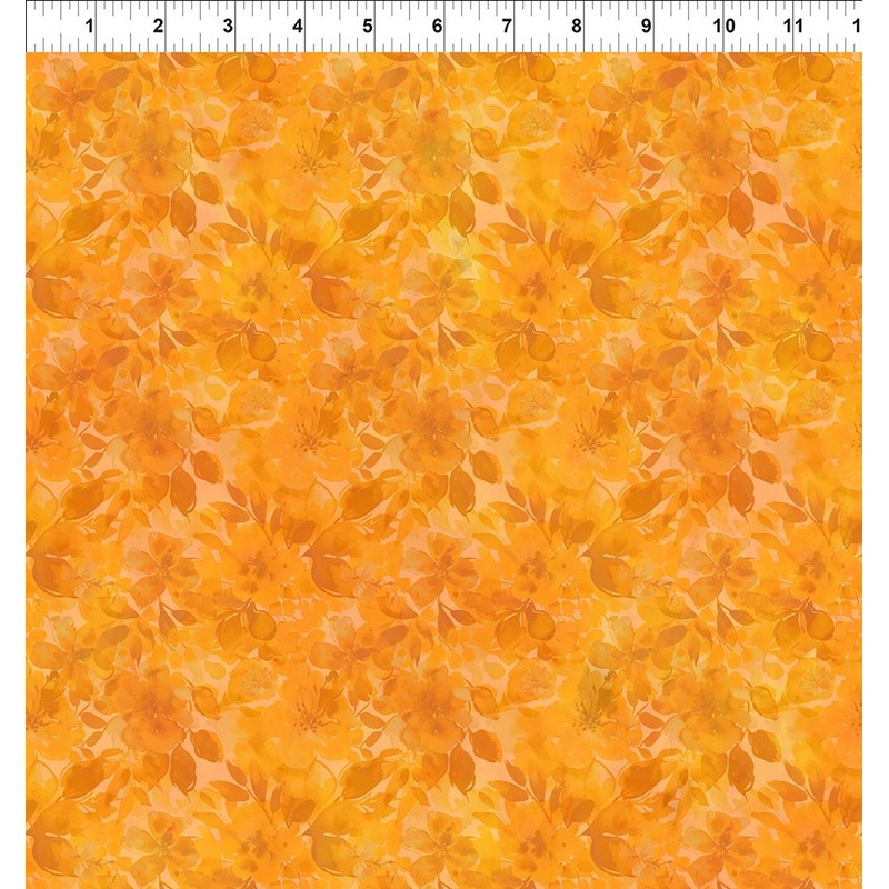 Blooming Day & Night Mango Blooms 8BDN-1 by Jason Yenter from In The Beginning Fabrics