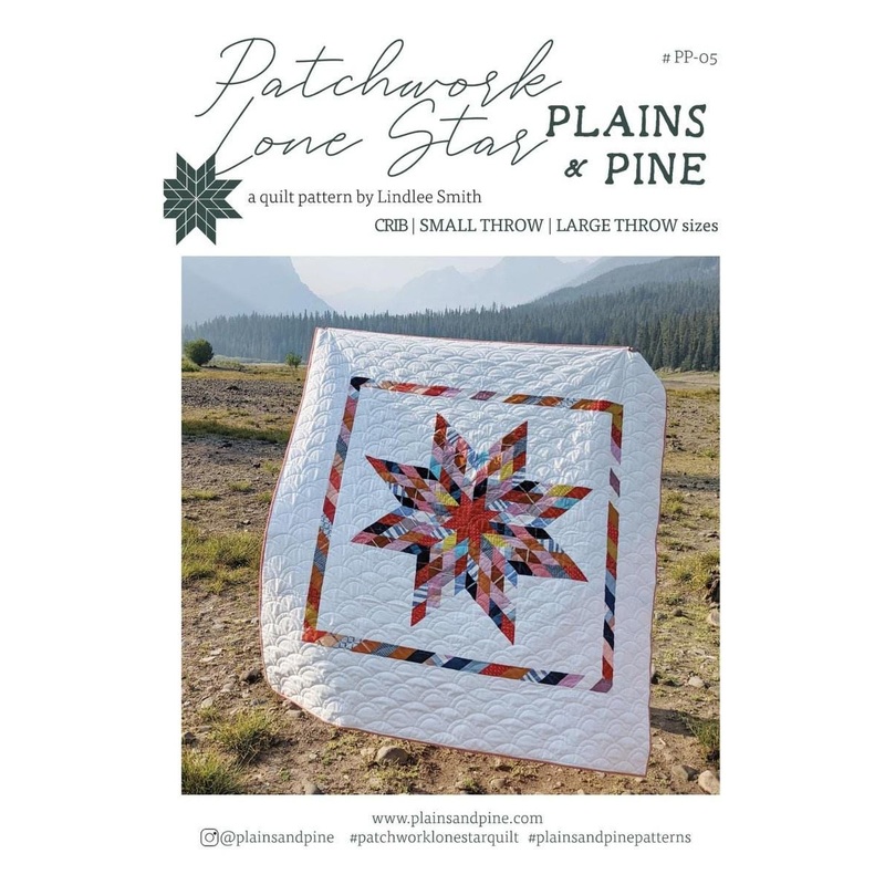 Patchwork Lone Star Quilt PATTERN Star Pattern - Riley Blake INSTRUCTIONS Only
