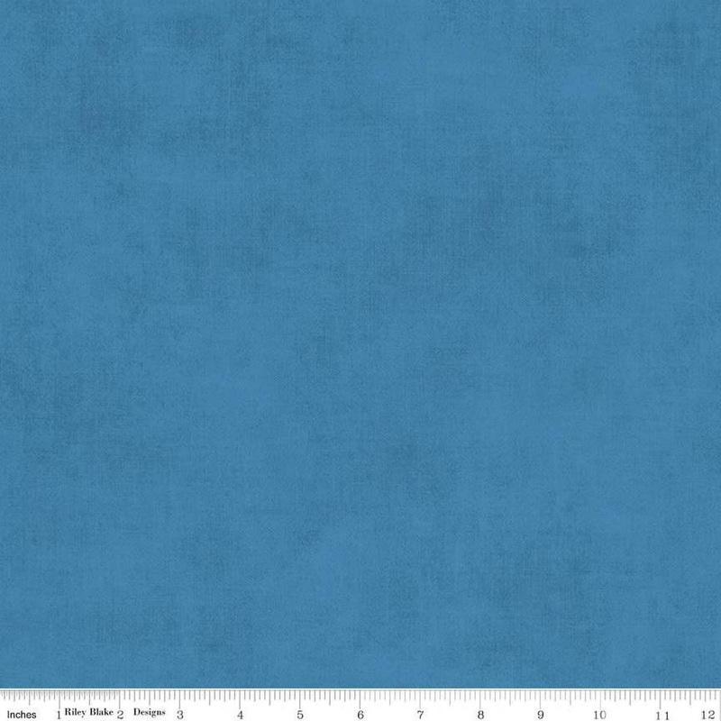 SALE Shades Coastal Blue C200 - Riley Blake Designs - Semisolid Mottled - Quilting Cotton Fabric