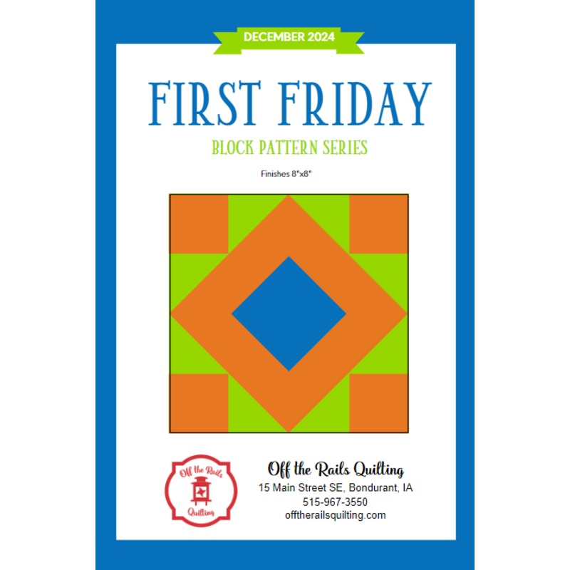 2024 First Friday - December Block Pattern