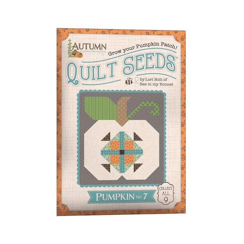 SALE Autumn Quilt Seeds PATTERN ST-35016 No. 7 - Lori Holt - Riley Blake - Instructions Only - Paper Pattern Included - Piecing Pumpkin