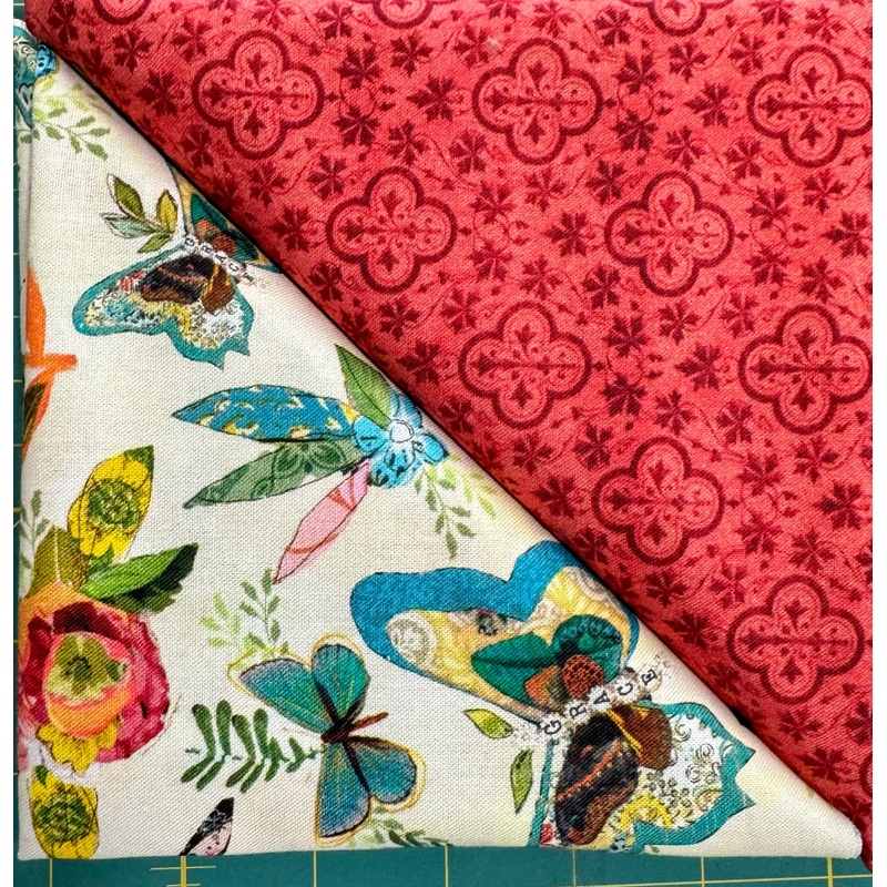 Table Runner Kit - Garden of Light Cream with Red