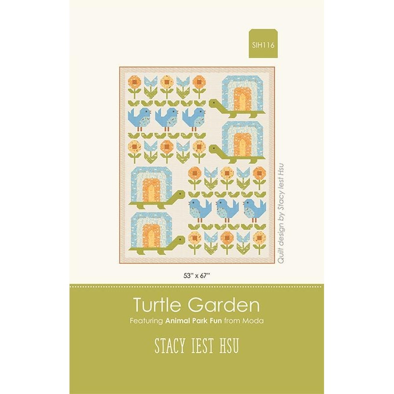 Turtle Garden Quilt PATTERN SIH-116 - Moda Fabrics - INSTRUCTIONS Only