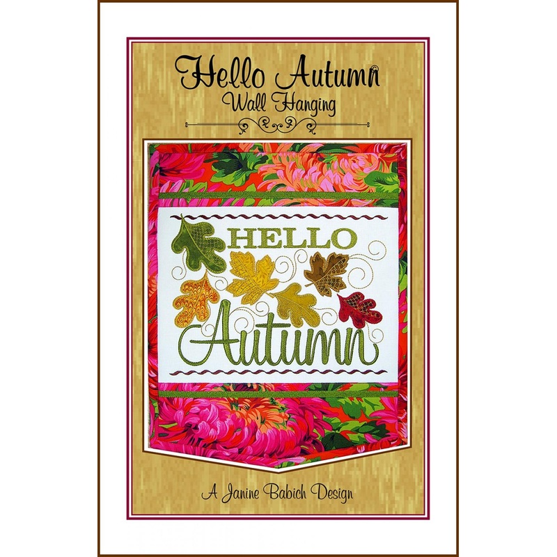 Hello Autumn Wall Hanging by Janine Babich X
