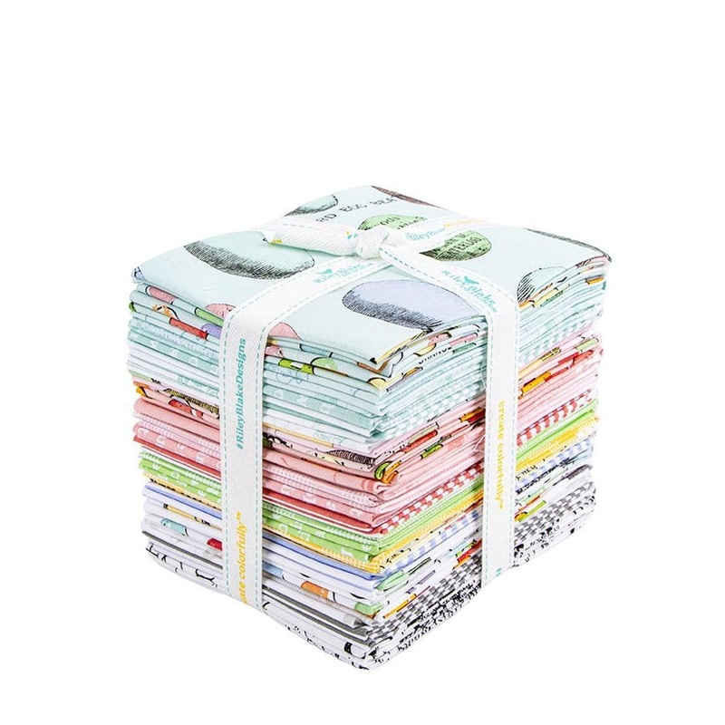 SALE Egg Hunt Fat Quarter Bundle 28-Piece FQ-17140-28 - Riley Blake Designs - Precut - Quilting Cotton Fabric