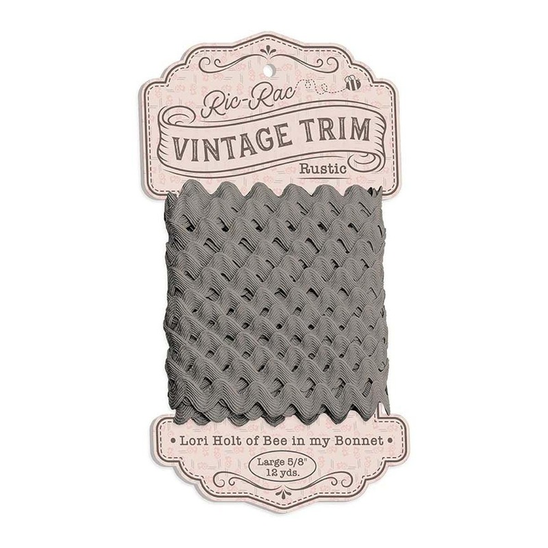 SALE Lori Holt Vintage Trim Large STVT-46834 Rustic - Riley Blake Designs - 12 Yards of 5/8" Polyester Trim
