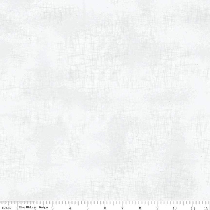 SALE Shabby Snow - Riley Blake Designs - Crosshatched Lines Specks Shaded Cream - Quilting Cotton Fabric