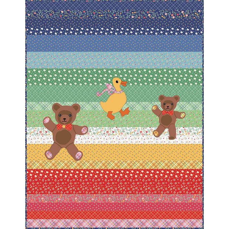 Bear Hug Quilt PATTERN P205 - American Jane Patterns - Riley Blake Designs - INSTRUCTIONS Only - Rolie Polie Friendly