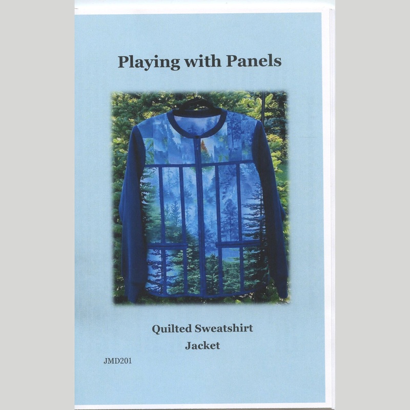 Playing with Panels Quilted Sweatshirt Jacket Pattern