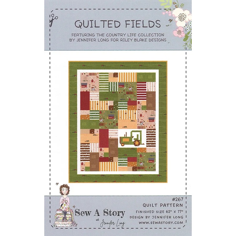 Quilted Fields Quilt Pattern by Bee Sew Inspired