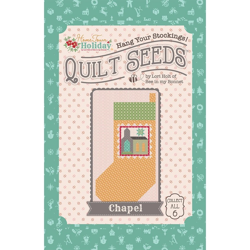 SALE Home Town Holiday Quilt Seeds No. 5 PATTERN ST-36043 Chapel - Lori Holt - Riley Blake Designs - Instructions Only - Paper Pattern