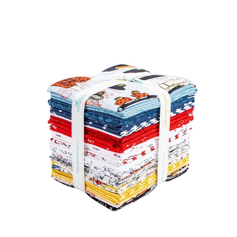SALE Sew America Fat Quarter Bundle FQ-17340-30 - Riley Blake Designs - Patriotic - 30-piece Precut - Quilting Cotton Fabric