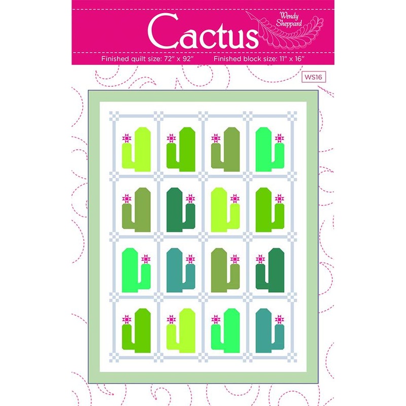 Cactus Quilt Pattern by Wendy Sheppard