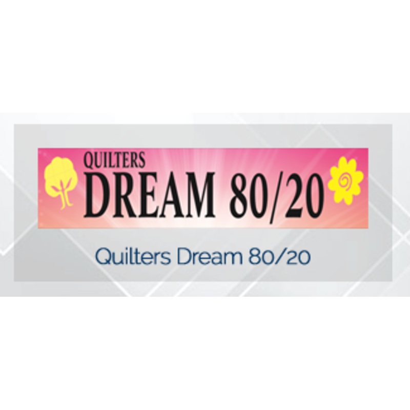 Quilter's Dream Batting - Queen - 80/20 Blend Natural - 108" x 93" - ENQ