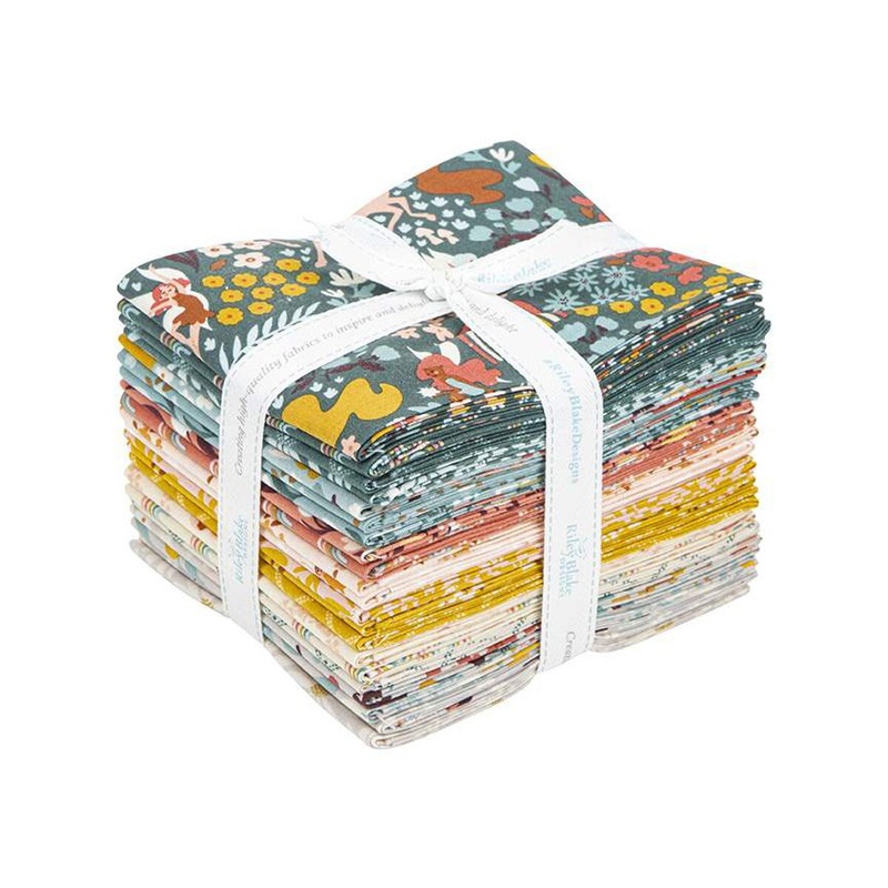 SALE Fairy Dust Fat Quarter Bundle 21-Piece - Riley Blake Designs - Precut - Fairies Unicorns Sparkle - Quilting Cotton Fabric