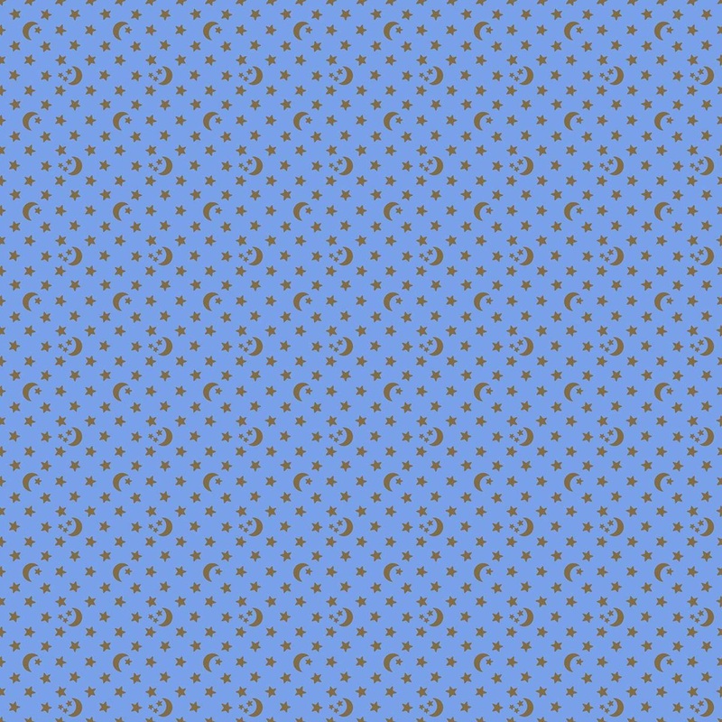 SALE Ooh Lucky Lucky Stars RS4118 Dusk - Moda Fabrics - Celestial Moon Ditsy - Ru- Star Society - Quilting Cotton Fabric