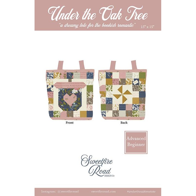 Under the Oak Tree Tote Pattern by Sweetfire Road