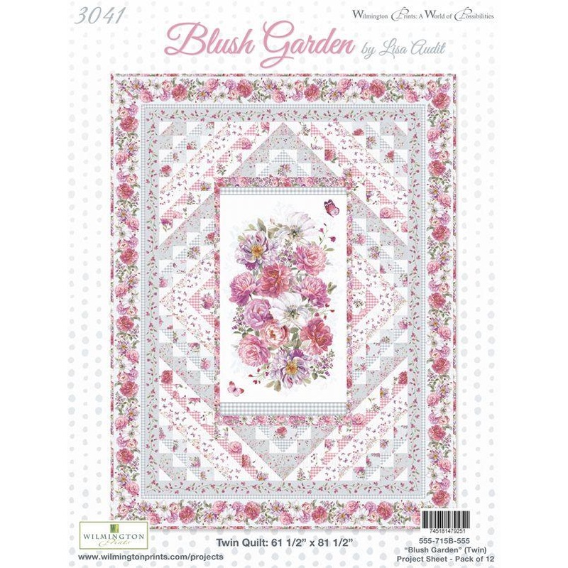 Blush Garden Twin Quilt Pattern