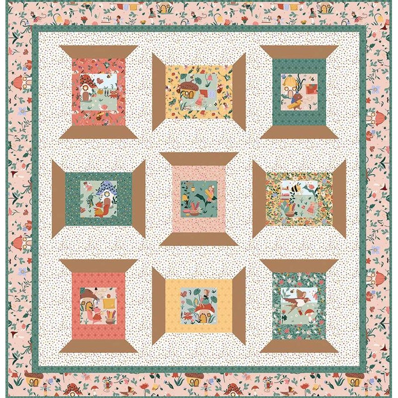 SALE Jennifer Long Spoolful of Charm Quilt PATTERN P177 - Riley Blake Design - INSTRUCTIONS Only - Confident Beginner