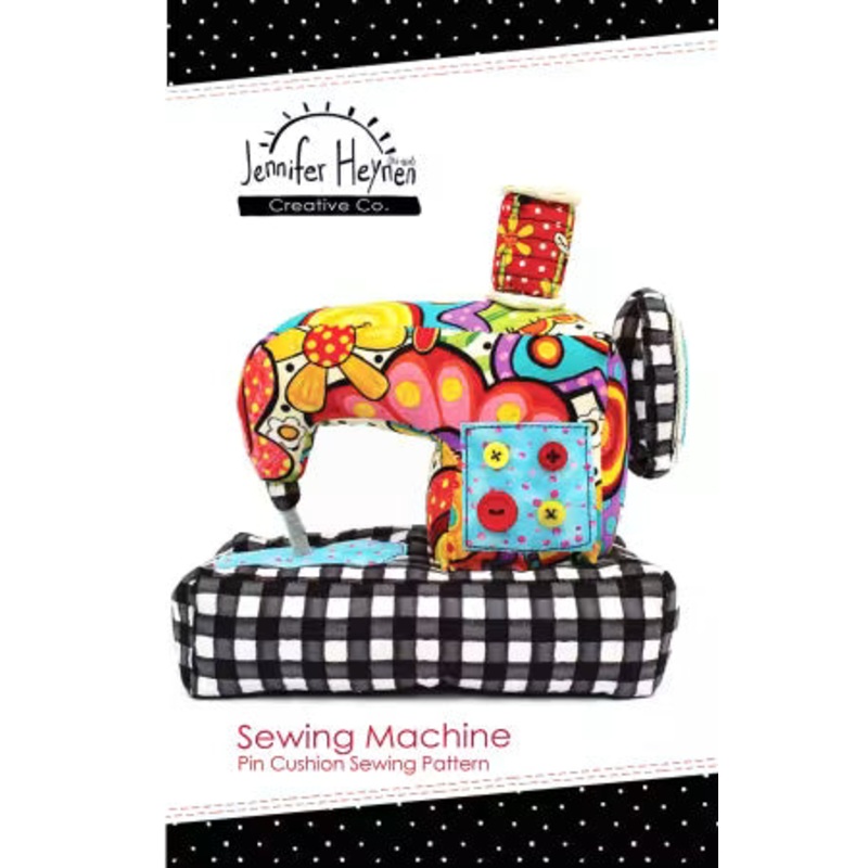 Sewing Machine Pincushion Sewing Pattern # PT-5395 From Jennifer Heynen Creative Co.