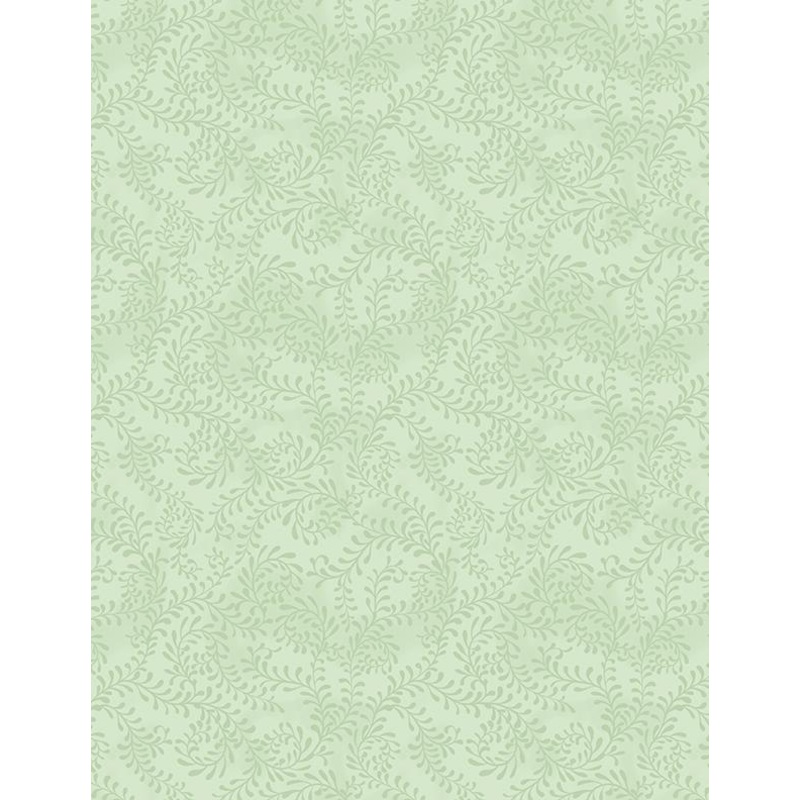 Swirling Leaves: Tea Green