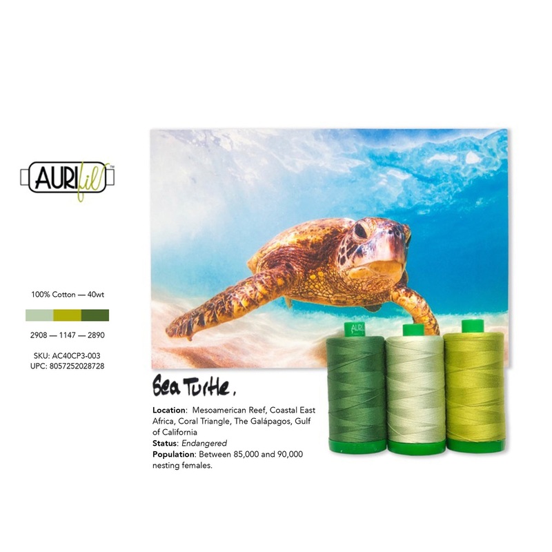 AURIfil Color Builder 40WT -Turtle Green