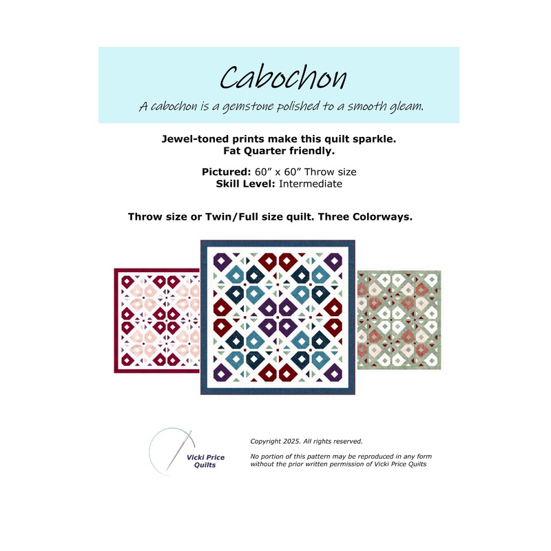 Cabochon Quilt Pattern by Vicki Price - CAB-VP