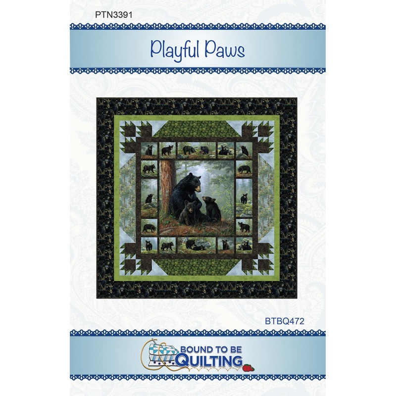 Playful Paws Quilt Pattern from Bound to be Quilting
