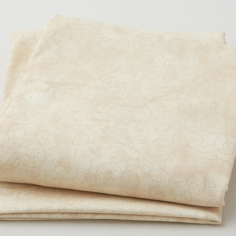 Stitch - Meandering Stitch Ivory 108" Wide 3 Yard Cut