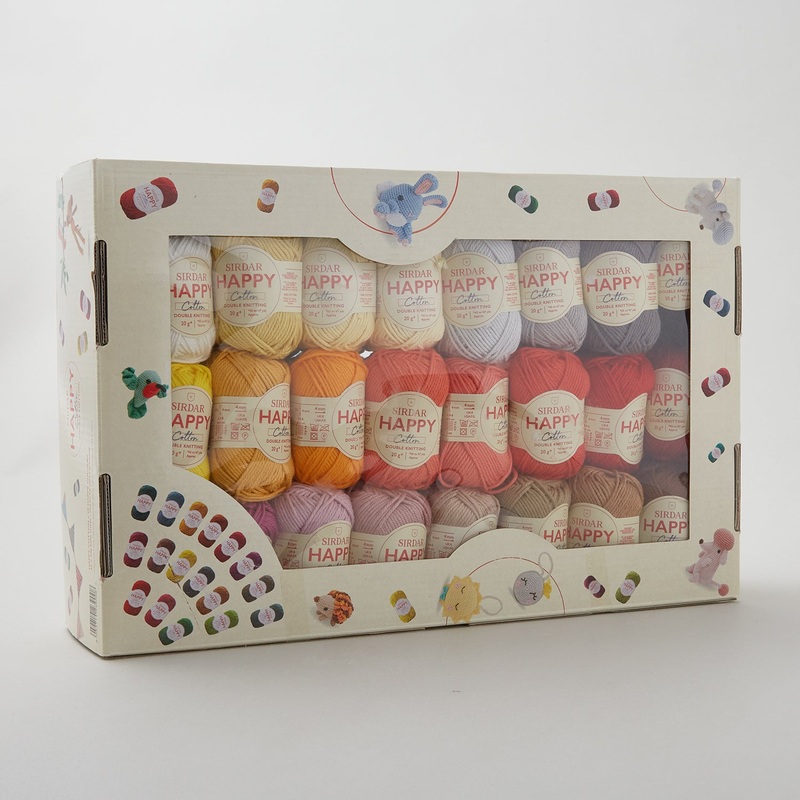 50 HAPPY COTTON COLORS IN A HAPPY BOX
